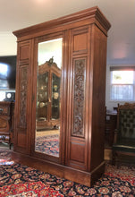 Load image into Gallery viewer, Edwardian walnut wardrobe
