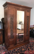 Load image into Gallery viewer, Edwardian walnut wardrobe