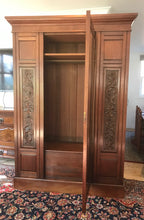 Load image into Gallery viewer, Edwardian walnut wardrobe