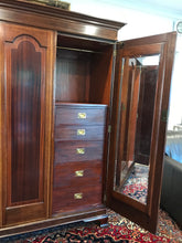 Load image into Gallery viewer, Regency Mahogany wardrobe
