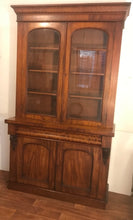 Load image into Gallery viewer, Victorian Mahogany Bookcase
