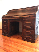 Load image into Gallery viewer, American Oak Rolltop Desk
