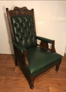 Edwardian Leather Arm Chairs