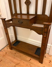 Load image into Gallery viewer, Vintage Oak Hallstand
