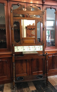 Oak Edwardian Hallstand