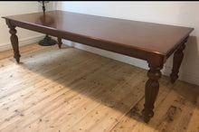 Load image into Gallery viewer, Victorian style mahogany dining table
