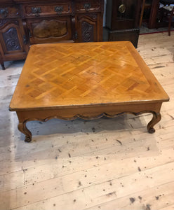 FRENCH STYLE FRUIT WOOD COFFEE TABLE