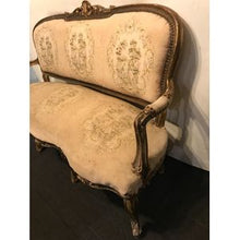 Load image into Gallery viewer, French Style Gilded Settee

