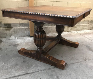 Tudor Oak Extension Dining Table