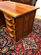 Load image into Gallery viewer, Oak Twin Pedestal Desk
