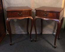 Load image into Gallery viewer, Pr Of Mahogany Bedside Cabinets
