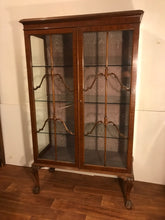 Load image into Gallery viewer, Chippendale Mahogany Display Cabinet
