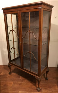 Chippendale Mahogany Display Cabinet