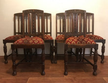 Load image into Gallery viewer, Set Of Six Oak Chairs
