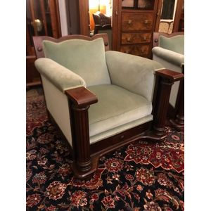 Tudor Oak Arm Chairs