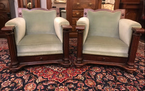 Tudor Oak Arm Chairs