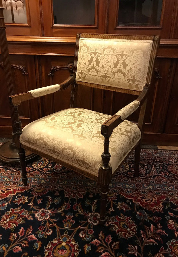 Antique Library Chair Coburg Hill Antiques