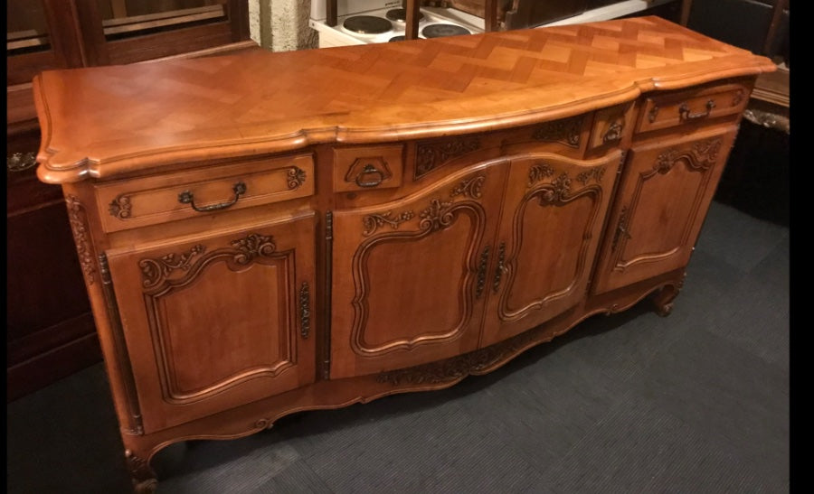 French Cherry Wood Sideboard