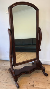 Victorian Style Cheval Mirror