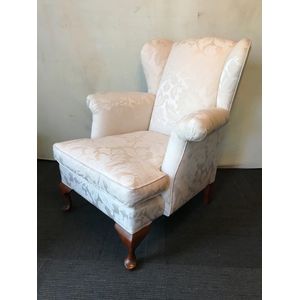 Pr Of Wing Back Arm Chairs