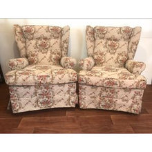 Load image into Gallery viewer, Vintage Upholstered Arm Chairs
