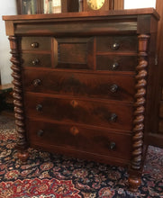 Load image into Gallery viewer, Grand Victorian Mahogany Chest Of Drawer
