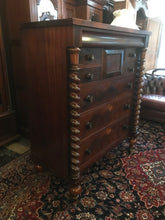 Load image into Gallery viewer, Grand Victorian Mahogany Chest Of Drawer
