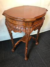Load image into Gallery viewer, Antique Carved Occasional Table
