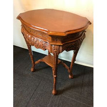Load image into Gallery viewer, Antique Carved Occasional Table
