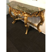 Load image into Gallery viewer, French Gilded Console Table and Mirror

