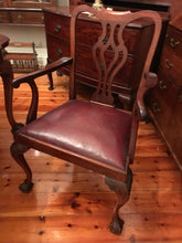Load image into Gallery viewer, Mahogany Chippendale Dining Suite
