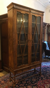 Jacobean Style Bookcase
