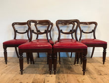 Load image into Gallery viewer, Victorian Mahogany Chairs
