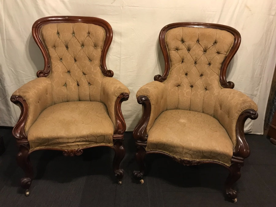 Pr Of Ladies and Gents Chairs