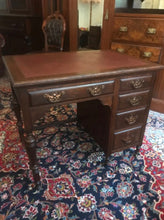 Load image into Gallery viewer, Edwardian Walnut Desk
