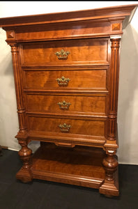 French Walnut Chest Of Drawers