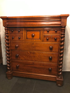 Grand Victorian Cedar Chest Of Drawers