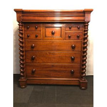 Load image into Gallery viewer, Grand Victorian Cedar Chest Of Drawers
