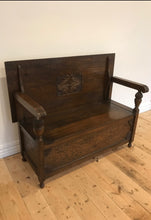Load image into Gallery viewer, Tudor Oak Monks Bench
