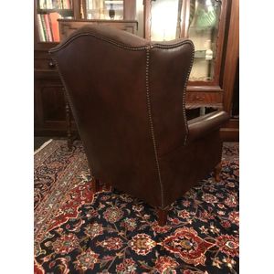 Pr Of Chesterfield Style Arm Chairs