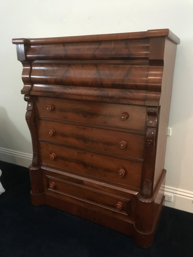 Grand Victorian Chest Of Drawers
