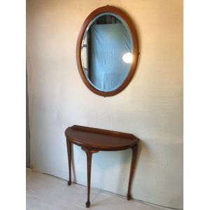 Console Table and Mirror