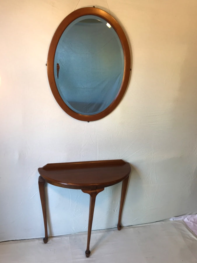 Console Table and Mirror