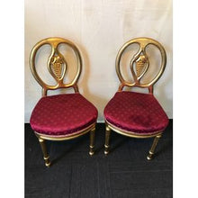 Load image into Gallery viewer, Pr Of Gilded French Style Chairs
