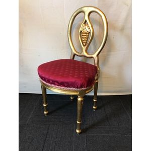 Pr Of Gilded French Style Chairs