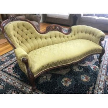 Load image into Gallery viewer, Victorian Mahogany Chaise Lounge

