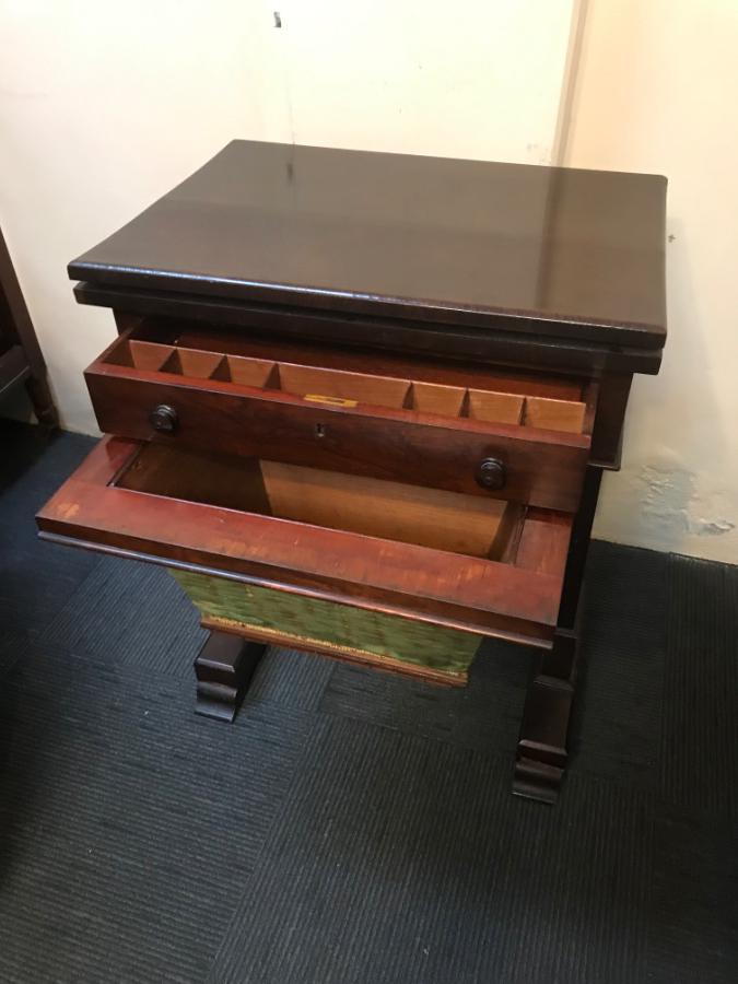 Mahogany Sewing Table
