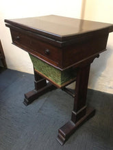 Load image into Gallery viewer, Mahogany Sewing Table
