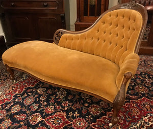 Victorian Mahogany Chaise Lounge
