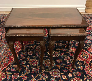 Mahogany Nest Of Coffee Tables